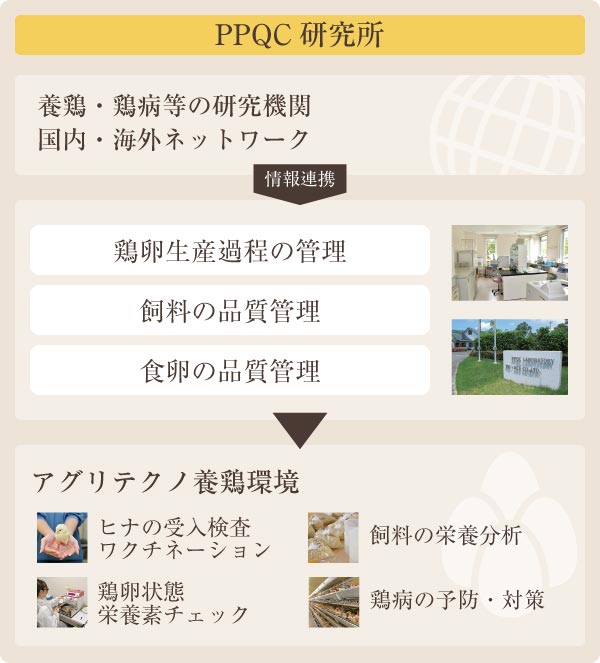 PPQC研究所との養鶏の総合的な品質管理を提携